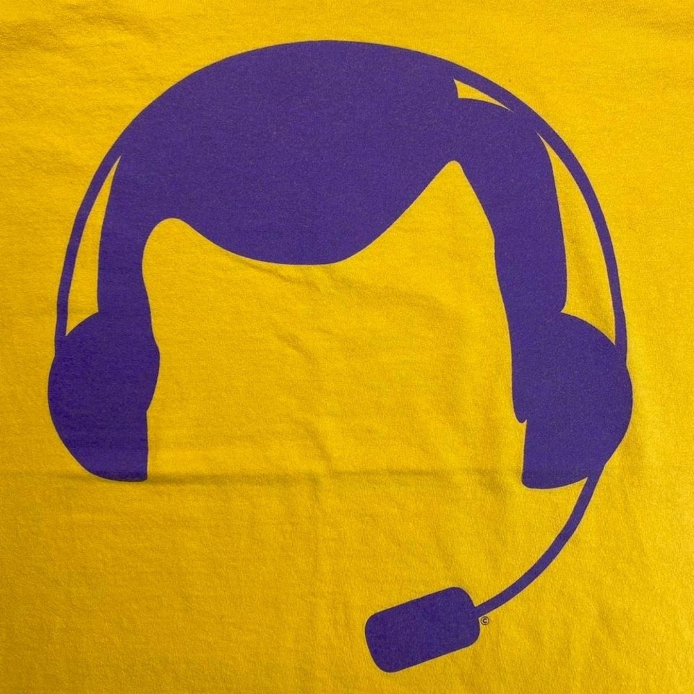 LA Los Angeles Lakers basketball promo shirt - Chick Hearns - Kobe era